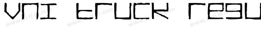 VNI Truck Regular字体转换